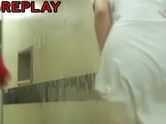 Japanese nurse panty uncovered while sharking