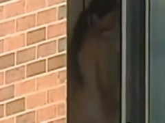 asian girl naked through the window