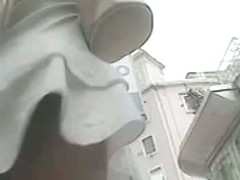 Juicy asses caught on an upskirt spy cam