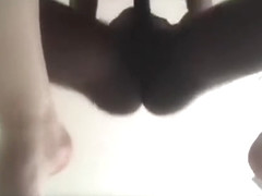 Horny amateur doggystyle, shaved pussy, quickie sex clip