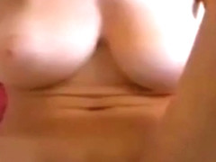 sexy cam girl, big tits, masturbating