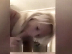 Blonde Craigslist MILF Sucking My Dick