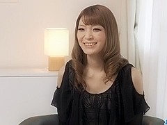 Yuria teases during her first Japanese porn casting 
