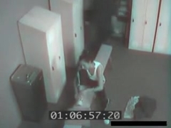 immature Pair Caught By Security Camera Fucking In Locker Room