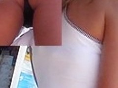 Darksome panty up white costume