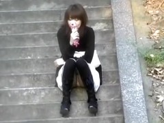 Parks are not for hot babes like you skirt sharking video