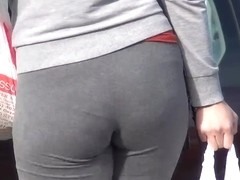 Latina Mother in Law Huge Ass Spandex VPL