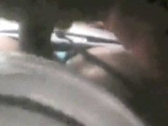 Getting some quick head from a young chick.