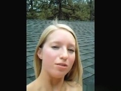 Hot blonde american girl masturbation sextape compilation for her bf