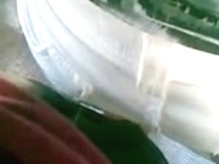 encoxada 243: My Erected Penis on her cheeks.