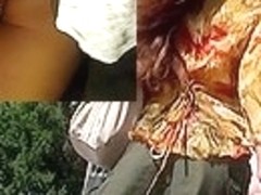 Successful sexy upskirt hunt