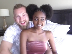 Massive Hairy White Jock Vs Ebony Princess