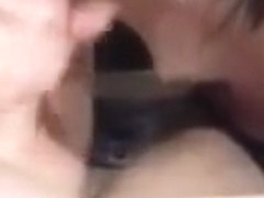 Amateur GF sucks for big facial