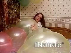 Squeeze balloons to pop