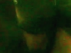 Putita en short y medias negras