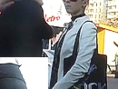 Taut slender panties on hot hotty