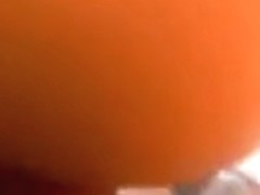 Slutty blonde fucks a rubber toy and a real cock