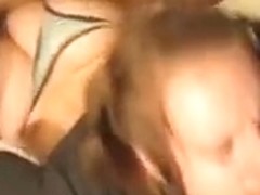 Amber Blank's cum shower by new class mate