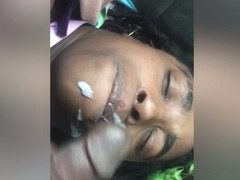 Ebony Slut Gets A Facial By Me - Barely Legal