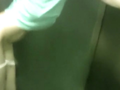 Teen fucked in elevator