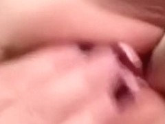 Sex-starved hubby fucks my constricted juicy crack with my favorite sex toy