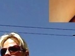 This Babe nearly noticed my upskirt spy camera