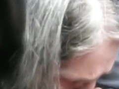 My wife roleplays being a girl and gets a lift for a blowjob