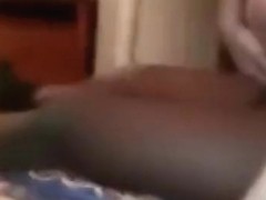 Masked blonde pleasures black horny guy with a big...