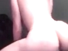 Beautiful hot girl riding a dildo