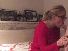 Incredible private blowjob, hardcore, blonde xxx clip