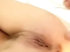 Young pornstar Gauge takes two cocks