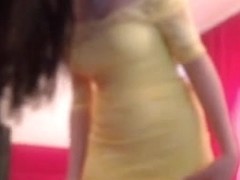 Sexy tits in mini dress and nice ass