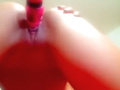 Amatuer Floods Her Bed