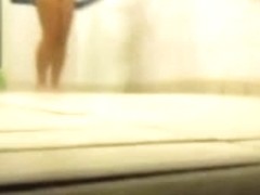 spy on public shower