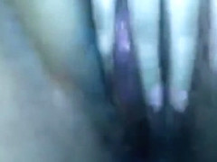 Mexican gf plays with pussy and tits
