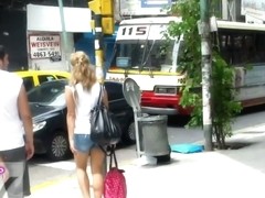 Lon socks blonde whore underskirt spy horny voyeur video