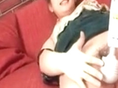 Asian Cute Face Babe Gets Her Wet Hairy