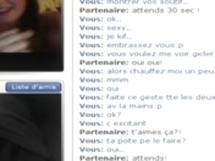 Chatroulette- 2 French Beauties Initiation to be sucked