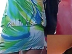 Hotty in multicoloured petticoat