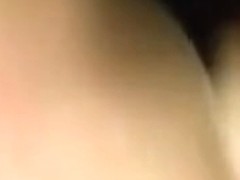 Large darksome dong bonks a soaked white booty.