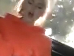 Blonde College Ex Girlfriend Finger Banging Herself On Bus