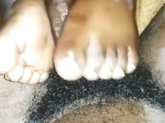 Wife Footjob