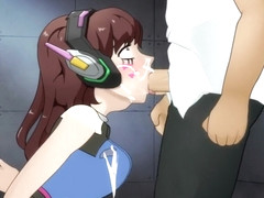 Overwatch D.Va Super Deepthroat