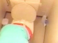 Fingers of horny amateur in her own bushy cunt on spy cam