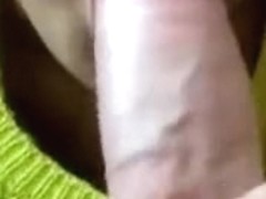 Homemade facial video clip shows me suck big dick