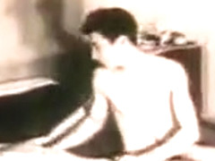 Vintage couple fuck at home - part 1