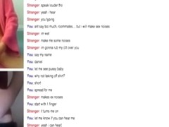 girl is totally in the mood for some cybersex with a stranger on omegle