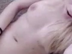 Mess with cream and dildo.