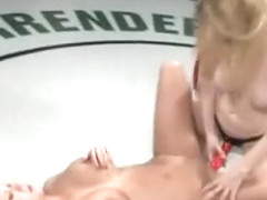 Chicks wrestling, loser gets banged!