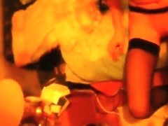 Hot skinny russian girl sucks her bf's cock pov